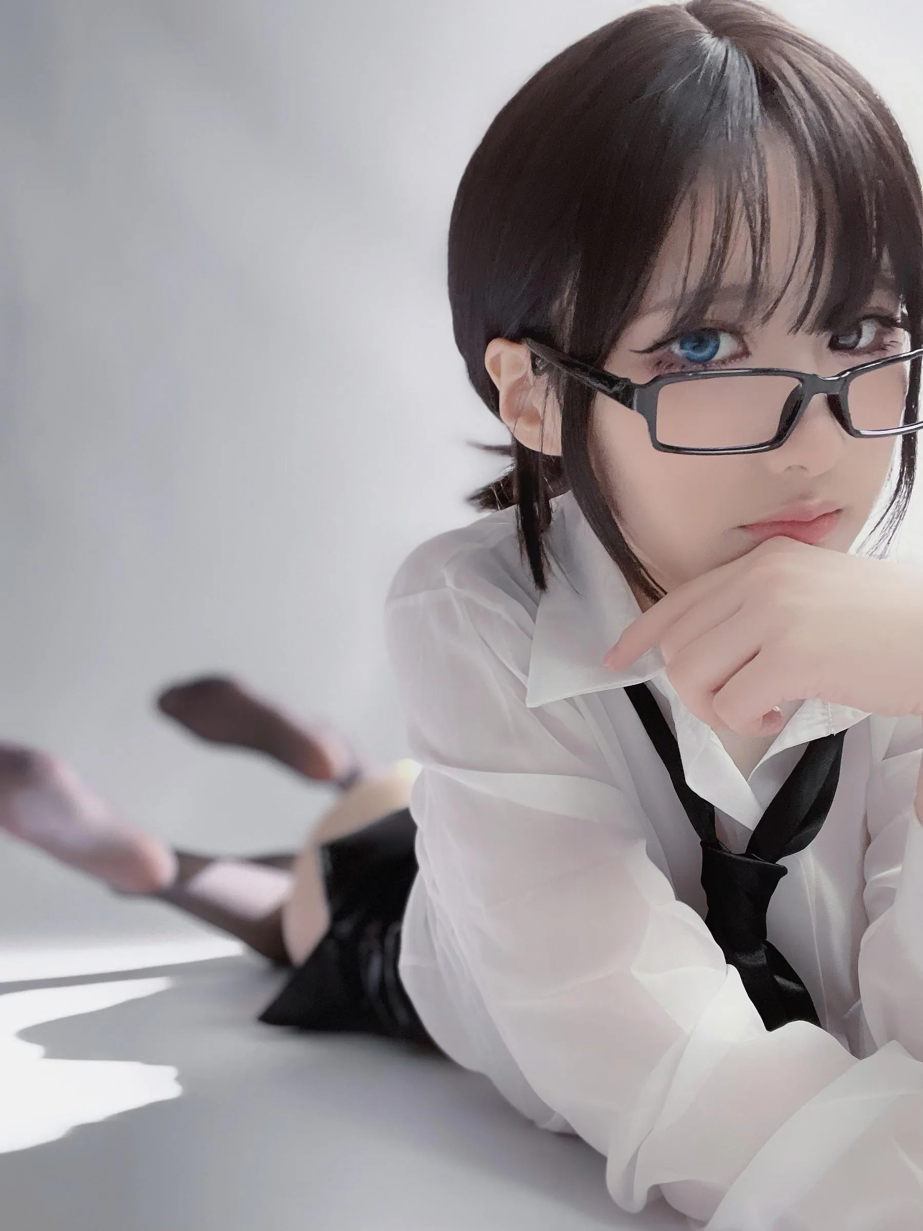 幼愛youmeko – NO.09 眼镜娘 自摄 [29P]插图2